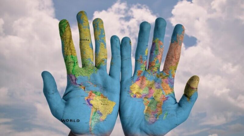 glta masters series hands, world, map, global, earth, world map, globe, continents, palms, fingers, idea, concept